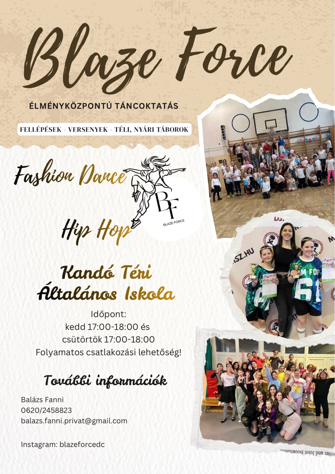 Fashion Dance/Hip hop szórólap