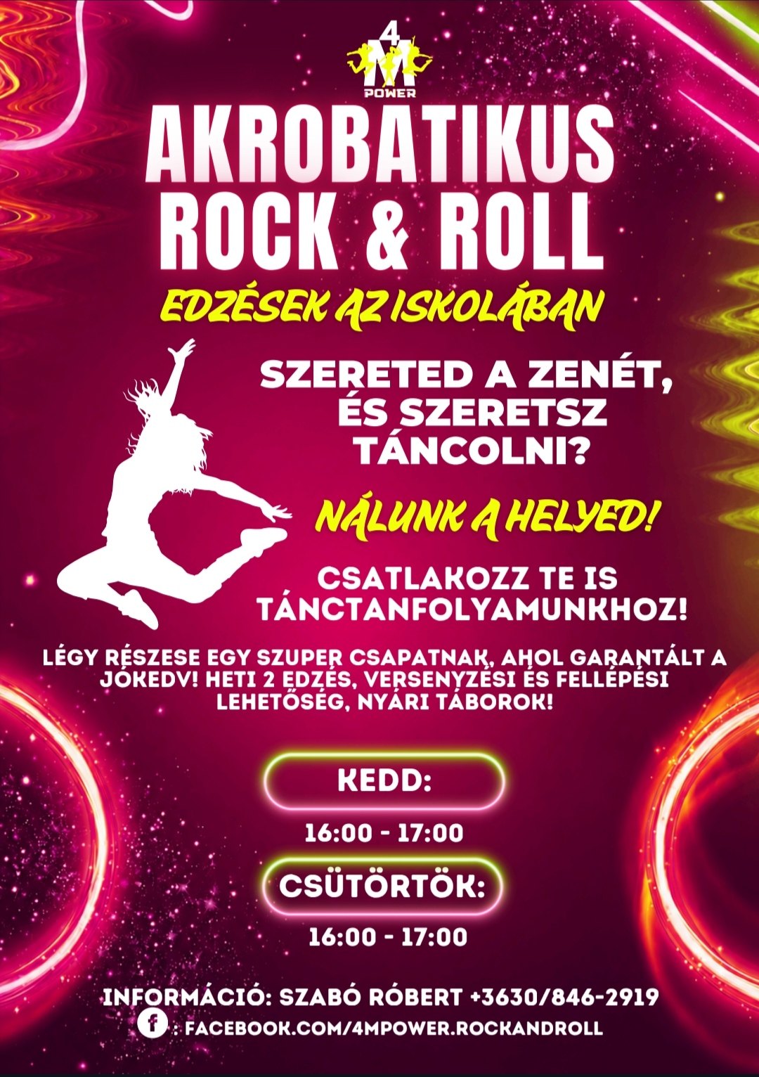 Akrobatikus rock and roll szórólap