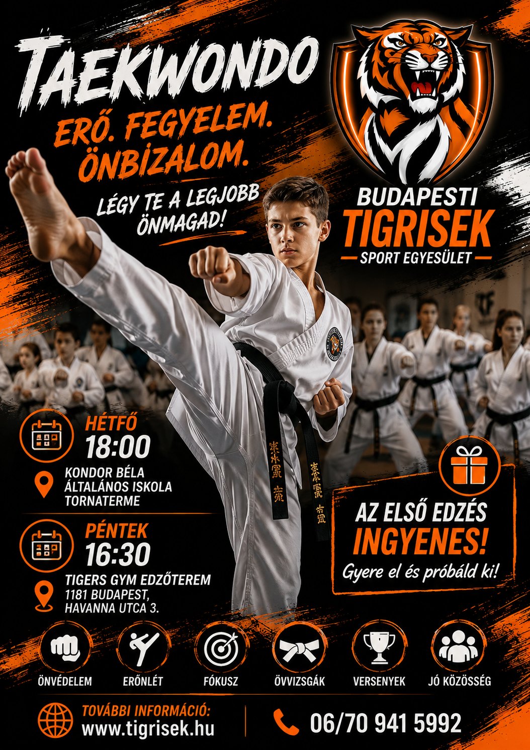 Taekwon-do szórólap