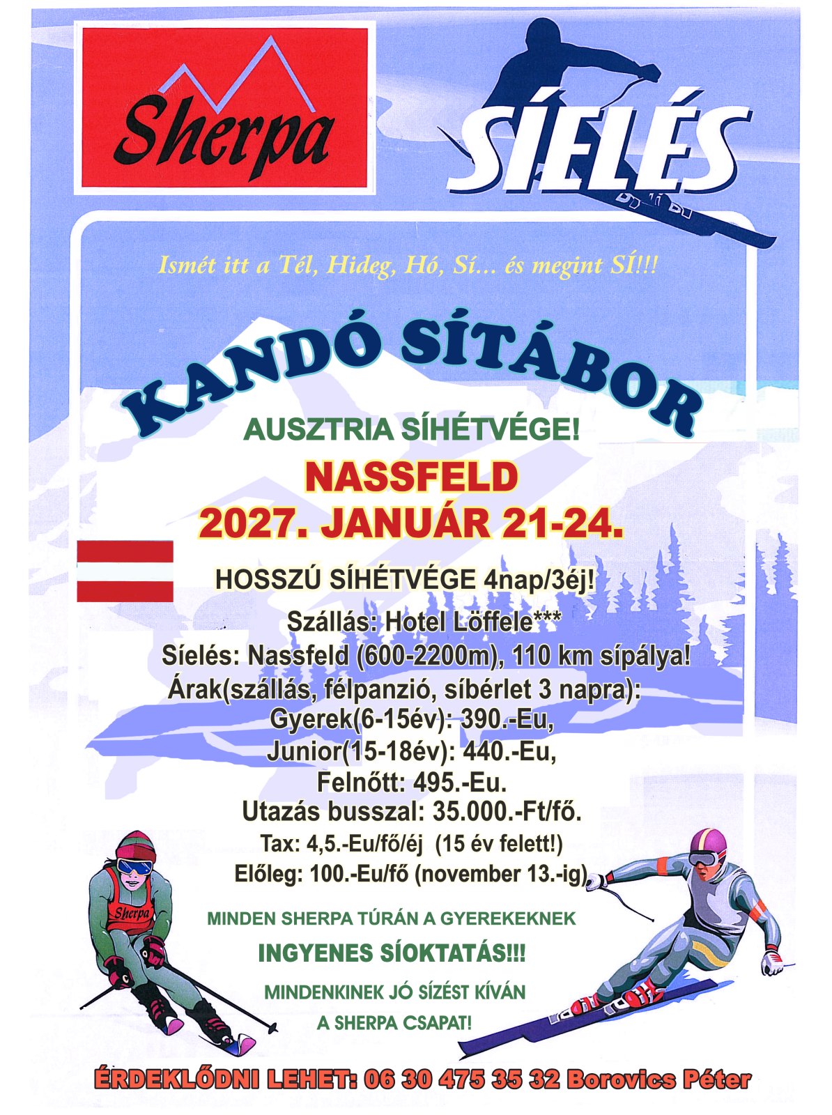 KANDÓ SÍTÁBOR 2027 szórólap